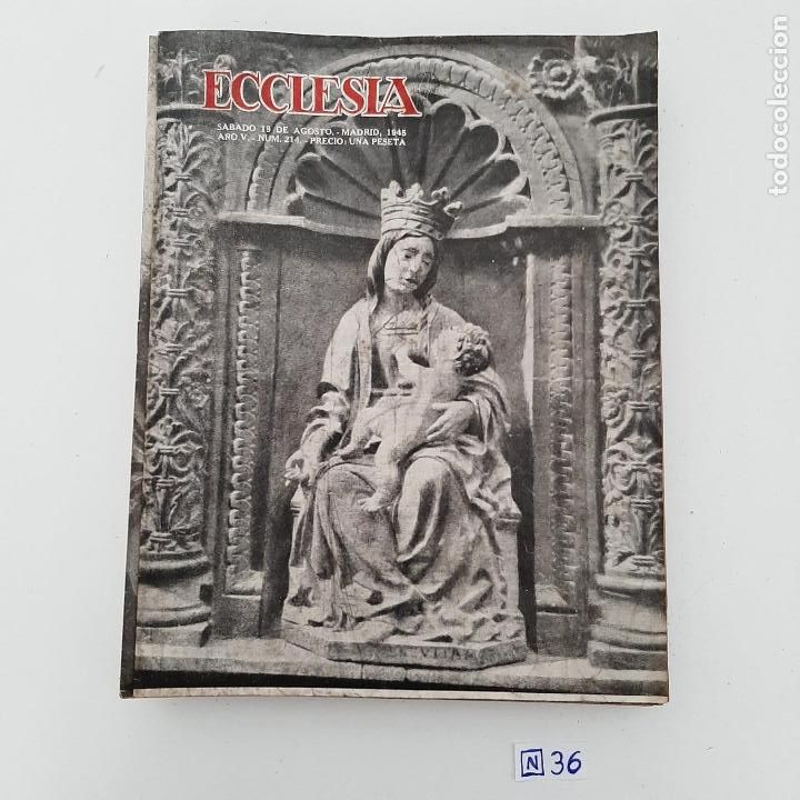 Coleccionismo de revistas y peri&oacute;dicos: Ecclesia - Foto 1