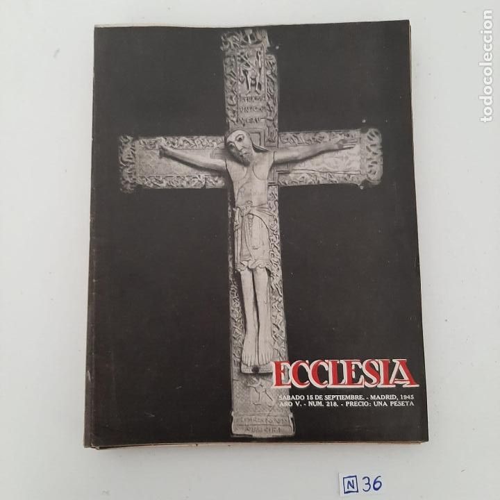 Coleccionismo de revistas y peri&oacute;dicos: Ecclesia - Foto 1