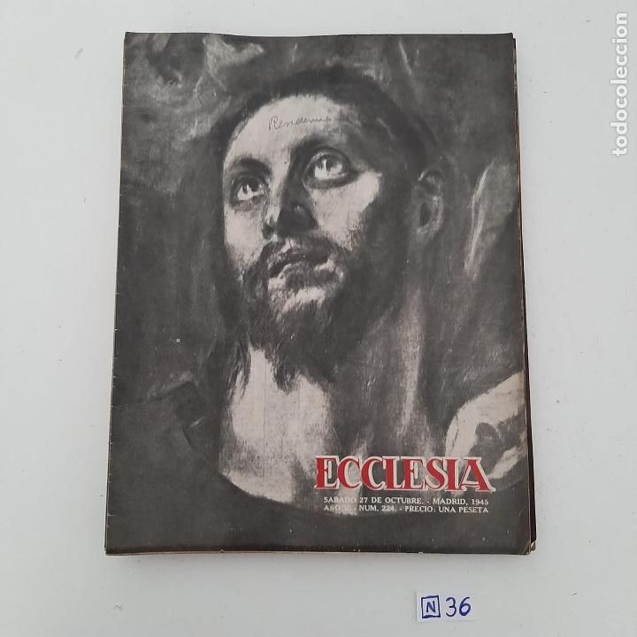 Coleccionismo de revistas y peri&oacute;dicos: Ecclesia - Foto 1