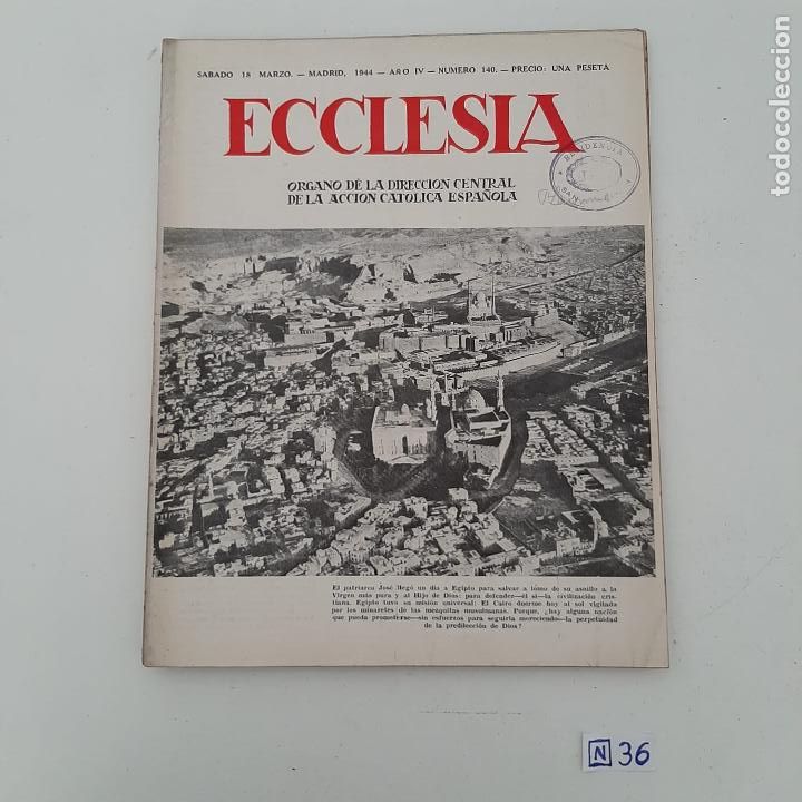 Coleccionismo de revistas y peri&oacute;dicos: Ecclesia - Foto 1