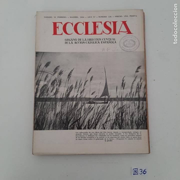 Coleccionismo de revistas y peri&oacute;dicos: Ecclesia - Foto 1