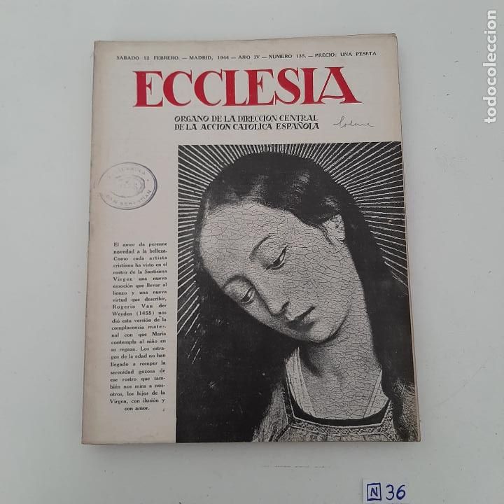 Coleccionismo de revistas y peri&oacute;dicos: Ecclesia - Foto 1