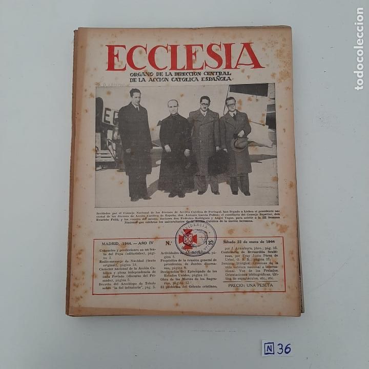 Coleccionismo de revistas y peri&oacute;dicos: Ecclesia - Foto 1