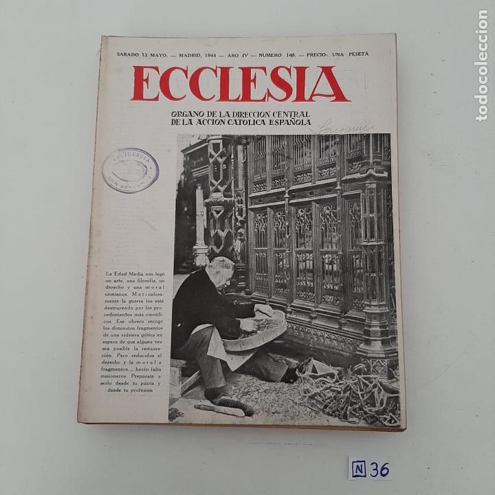 Coleccionismo de revistas y peri&oacute;dicos: Ecclesia - Foto 1