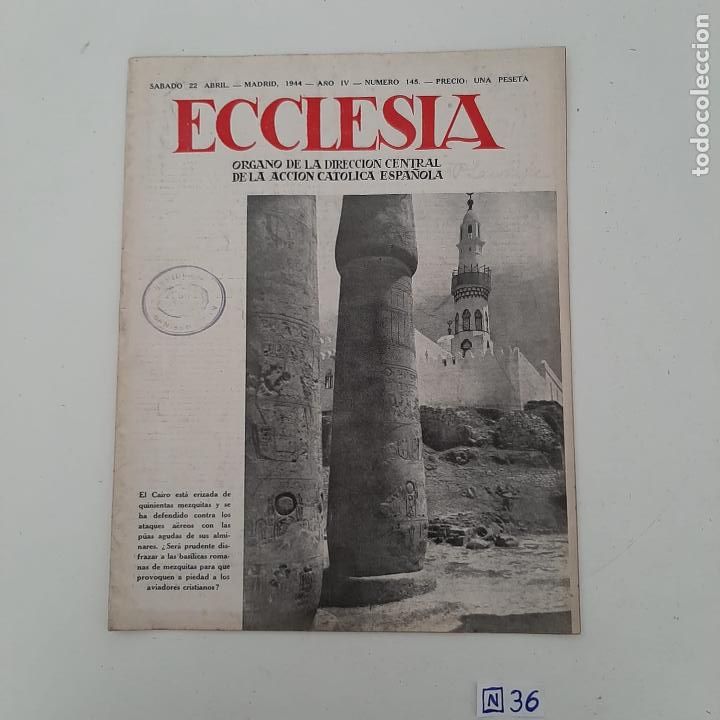Coleccionismo de revistas y peri&oacute;dicos: Ecclesia - Foto 1