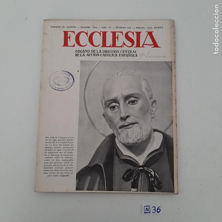 Coleccionismo de revistas y peri&oacute;dicos: Ecclesia - Foto 1