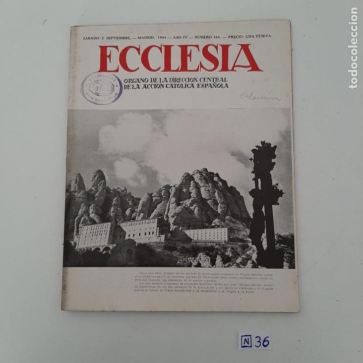 Coleccionismo de revistas y peri&oacute;dicos: Ecclesia - Foto 1
