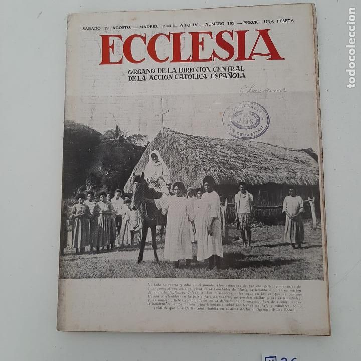 Sammeln von Zeitschriften und Zeitungen: Ecclesia