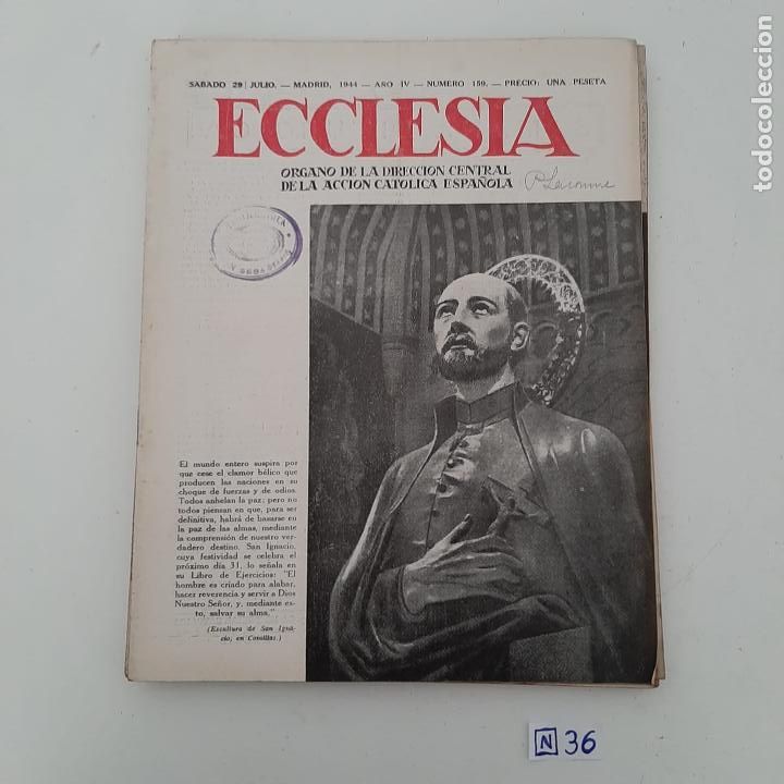 Coleccionismo de revistas y peri&oacute;dicos: Ecclesia - Foto 1