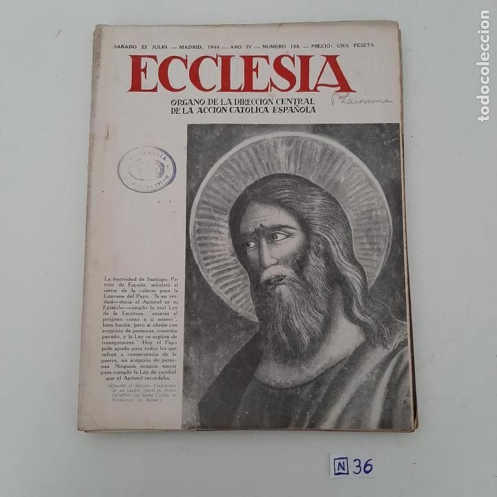 Coleccionismo de revistas y peri&oacute;dicos: Ecclesia - Foto 1