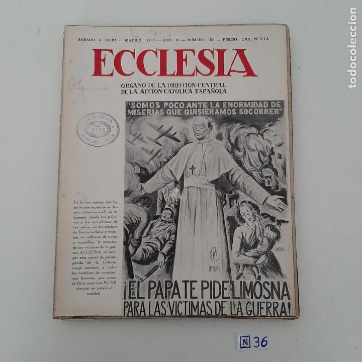 Coleccionismo de revistas y peri&oacute;dicos: Ecclesia - Foto 1