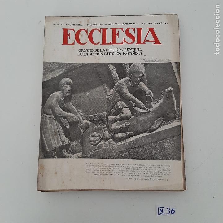 Coleccionismo de revistas y peri&oacute;dicos: Ecclesia - Foto 1