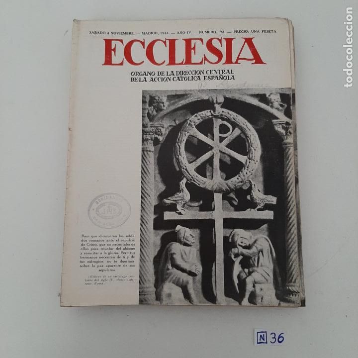 Coleccionismo de revistas y peri&oacute;dicos: Ecclesia - Foto 1