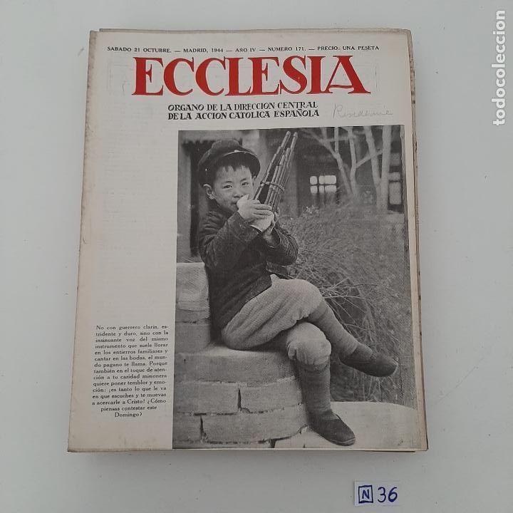 Coleccionismo de revistas y peri&oacute;dicos: Ecclesia - Foto 1