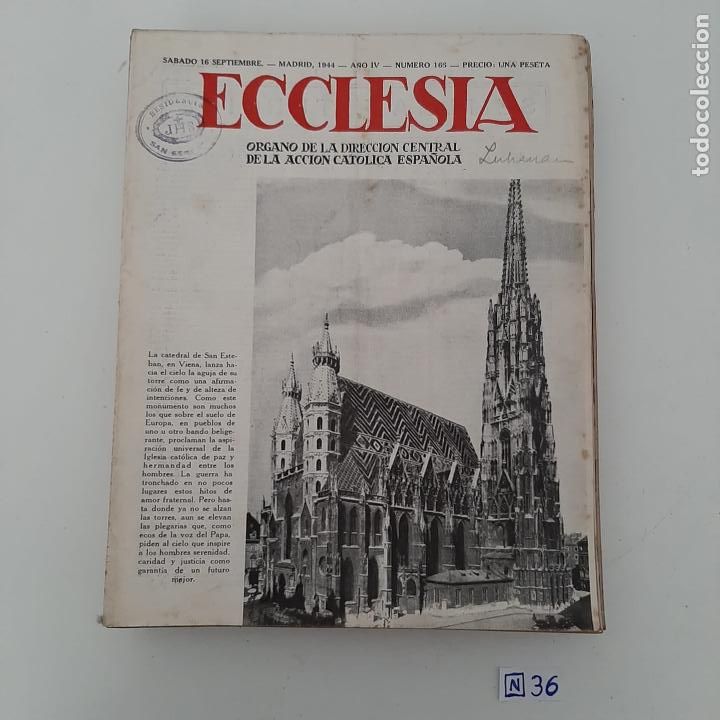 Coleccionismo de revistas y peri&oacute;dicos: Ecclesia - Foto 1