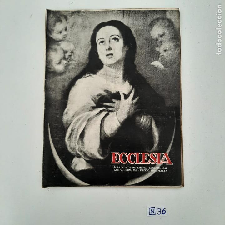 Coleccionismo de revistas y peri&oacute;dicos: Ecclesia - Foto 1