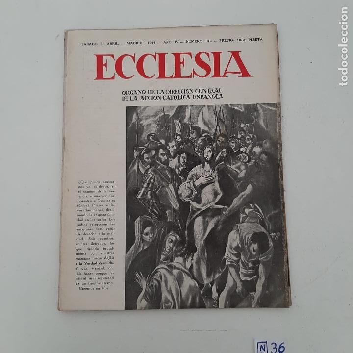 Coleccionismo de revistas y peri&oacute;dicos: Ecclesia - Foto 1