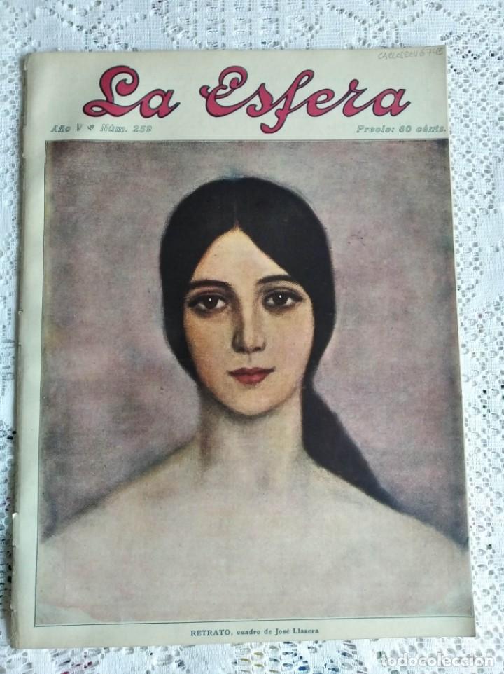 Sammeln von Zeitschriften und Zeitungen: LA ESFERA. N&ordm; 259. A&Ntilde;O 1918. JULI&Aacute;N BESTEIRO. LA SIERRA DEL GUADARRAMA. ALFREDO LOBOS (CHILE).. LEER