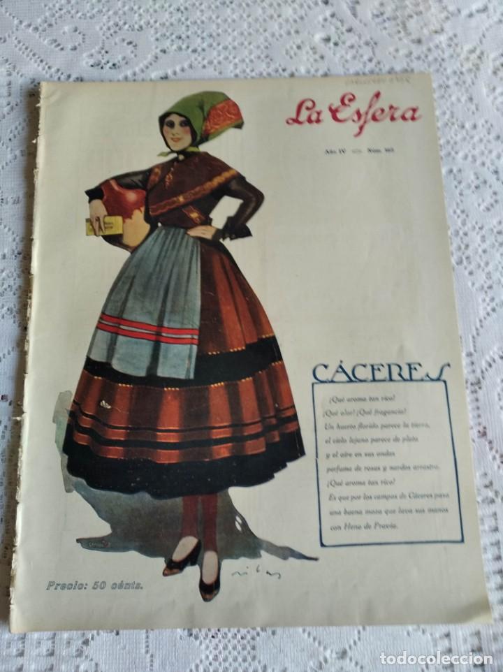 Coleccionismo de Revistas y Peri&oacute;dicos: LA ESFERA. N&ordm; 168. A&Ntilde;O 1917. ANTONIO ZOZAYA. EL PALACIO DE MIRAMAR. SAN MIGUEL DE ESCALADA..... LEER