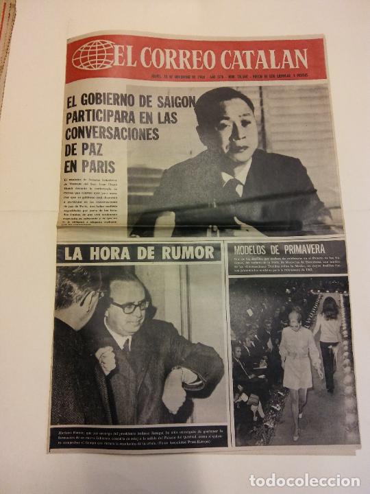 Coleccionismo de revistas y peri&oacute;dicos: EL CORREO CATALAN. NOVIEMBRE 1968. 4 P&Aacute;GINAS. EL GOBIERNO DE SAIGON EN CONVERSACIONES DE PAZ
