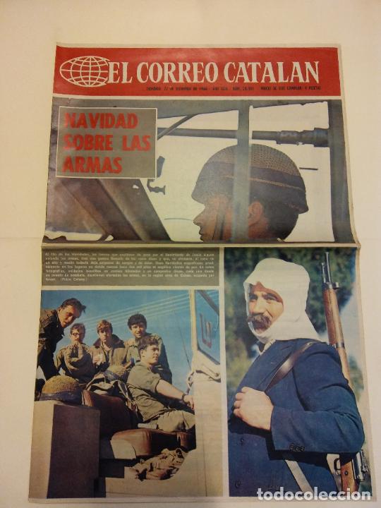 Coleccionismo de revistas y peri&oacute;dicos: EL CORREO CATALAN. DICIEMBRE 1968. 4 P&Aacute;GINAS. NAVIDAD SOBRE LAS ARMAS