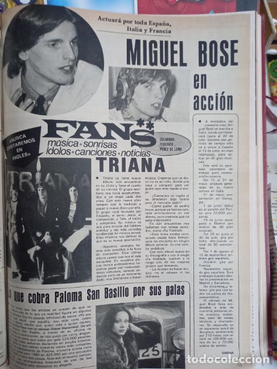 Coleccionismo de Revistas y Peri&oacute;dicos: miguel bose tu frialdad triana paloma san basilio