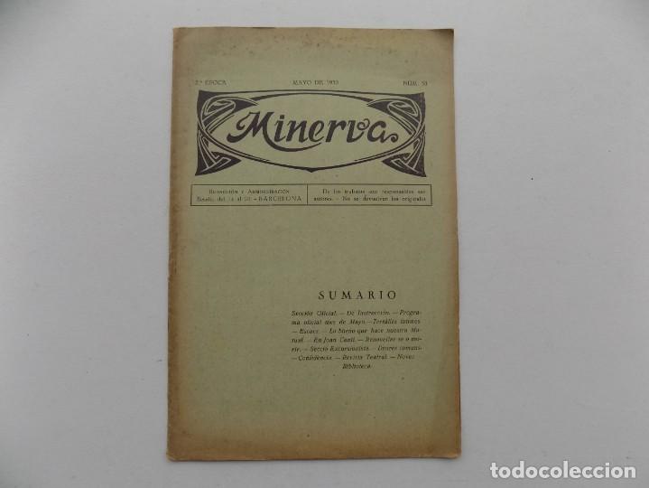 Coleccionismo de Revistas y Peri&oacute;dicos: LIBRERIA GHOTICA. RARA REVISTA CATALANA MINERVA. MAYO DE 1930. N&Uacute;M. 50. FOLIO.