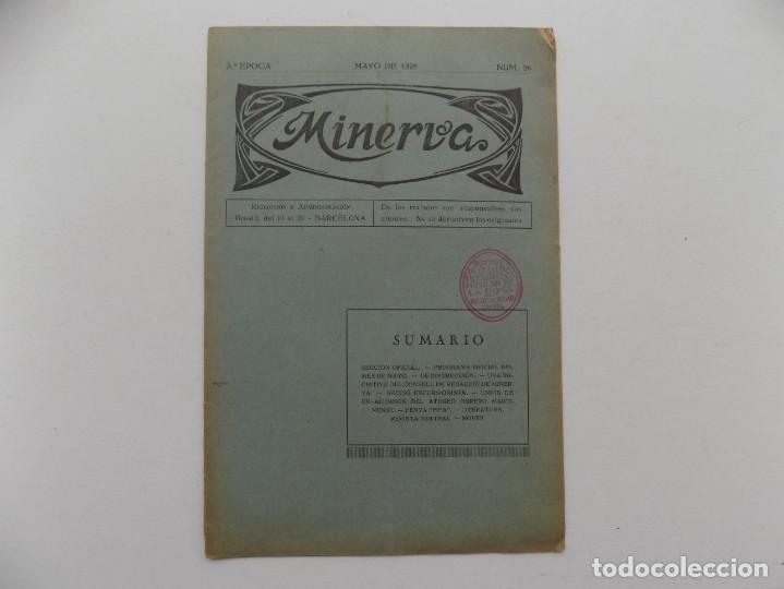 Coleccionismo de Revistas y Peri&oacute;dicos: LIBRERIA GHOTICA. RARA REVISTA CATALANA MINERVA. MAYO DE 1928. N&Uacute;M. 26. FOLIO.