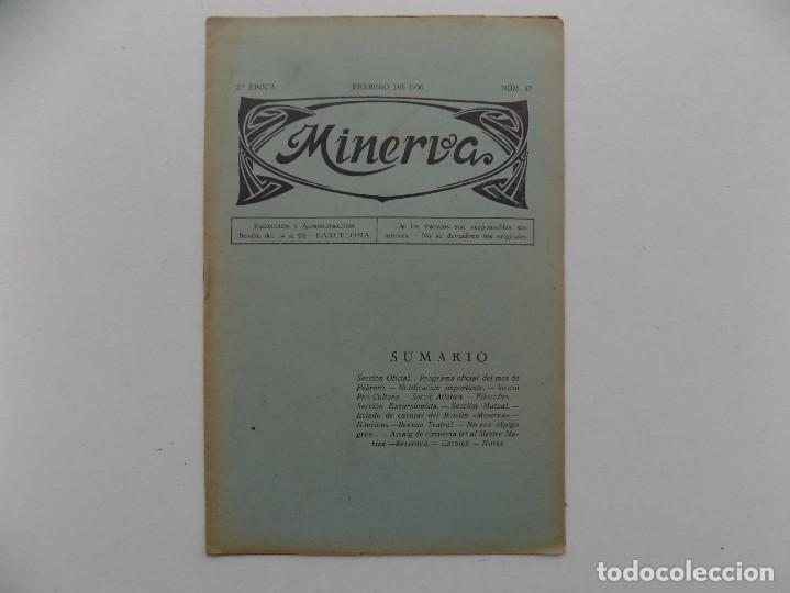 Coleccionismo de Revistas y Peri&oacute;dicos: LIBRERIA GHOTICA. RARA REVISTA CATALANA MINERVA. FEBRERO DE 1930. N&Uacute;M. 47. FOLIO.