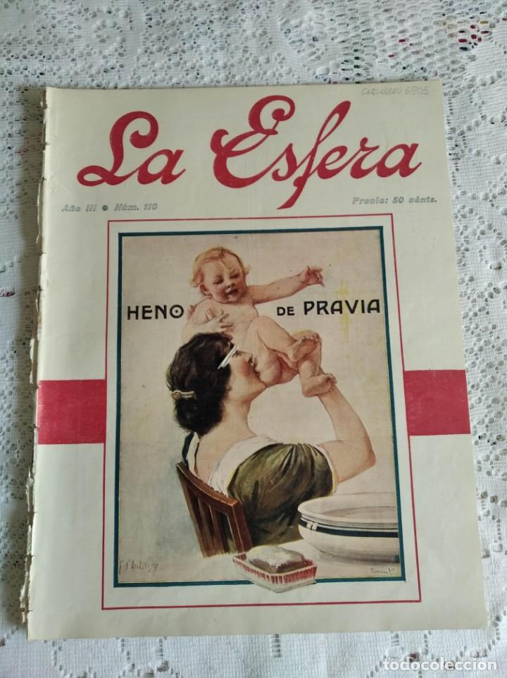 Coleccionismo de revistas y peri&oacute;dicos: LA ESFERA. N&ordm; 110. A&Ntilde;O 1916. LAS RUINAS DE POMPEYA. LOS SENDEROS DE BAGDAG. LAS TRIBULACIONES.. LEER