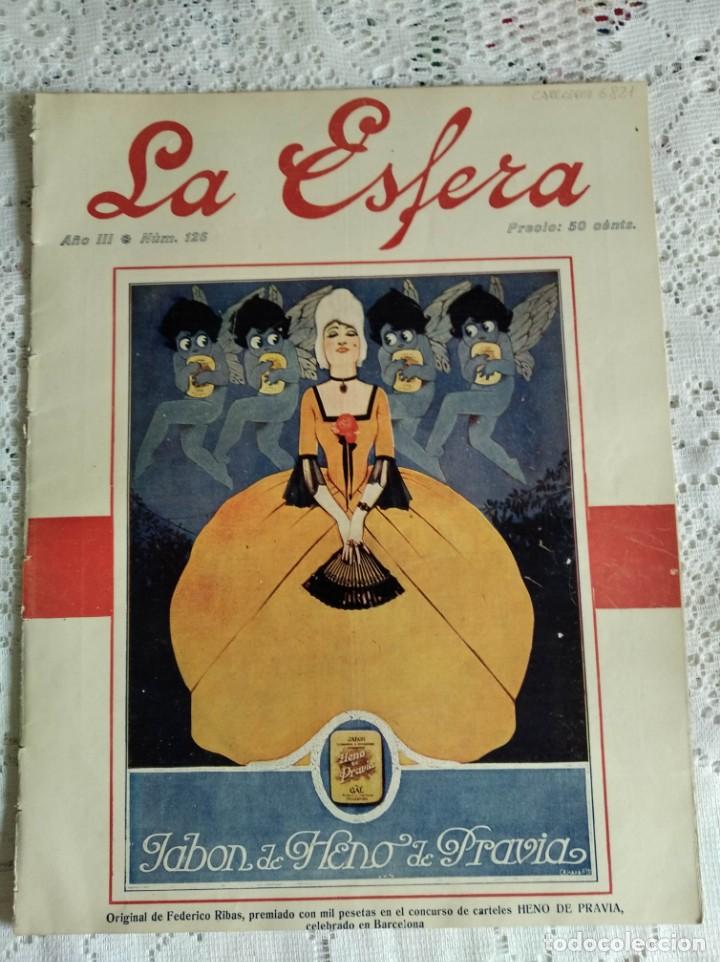 Sammeln von Zeitschriften und Zeitungen: LA ESFERA. N&ordm; 126. A&Ntilde;O 1916. EL GRAN CASINO NACIONAL. LAS TORRES DE LONDRES. LAS BELLEZAS ARI.. LEER