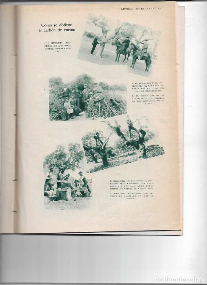 Coleccionismo de Revistas y Peri&oacute;dicos: 1929 OBTENCION CARBON DE ENCINA ANAYA DE ALBA MADRID FIESTA LA INMACULADA BODAS PLATA REAL AERO CLUB