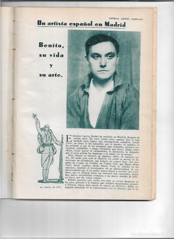 Collection Magazines and Newspapers: A&Ntilde;O 1929 PINTURA EDUARDO GARCIA BENITO VOGUE JOAQUIN COSTA GRAUS MONASTERIO LA RABIDA HUELVA LEZCANO
