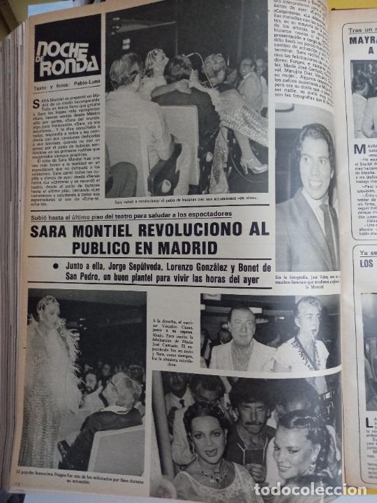 Coleccionismo de revistas y peri&oacute;dicos: SARA MONTIEL MARIA JOSE CANTUDO JOSE VELEZ