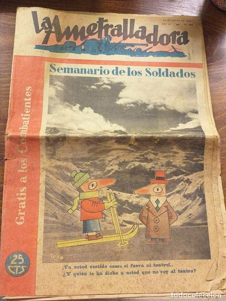 Coleccionismo de Revistas y Peri&oacute;dicos: La Ametralladora - Semanario de los Soldados - no. 104 - Enero 1939