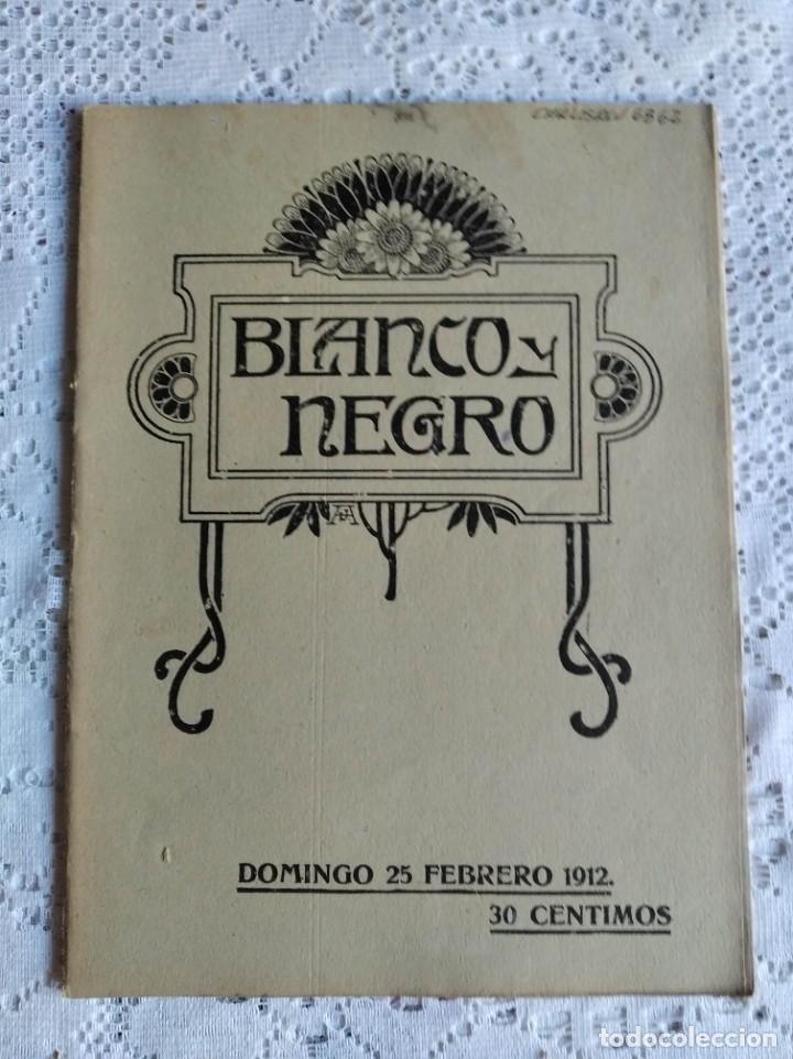 Sammeln von Zeitschriften und Zeitungen: BLANCO Y NEGRO. N&ordm; 1.085. A&Ntilde;O 1912. LOS DEPORTES DE INVIERNO. CORRIDA DE TOROS EN M&Eacute;JICO. LA... LEER