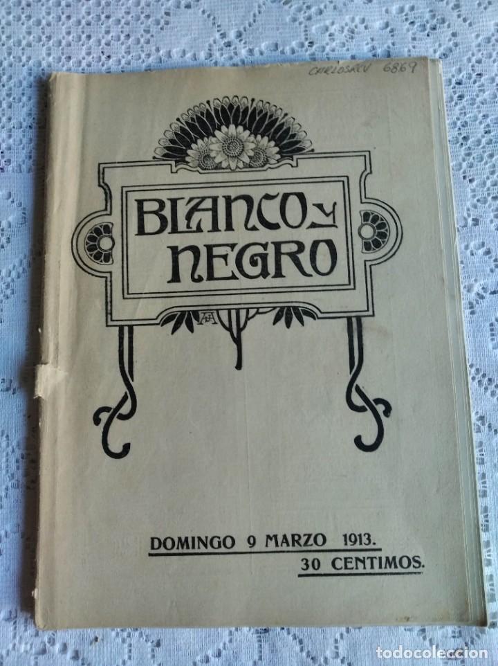Collezionismo di Riviste e Giornali: BLANCO Y NEGRO. N&ordm; 1.138. A&Ntilde;O 1913. EL AER&Oacute;DROMO DE CUATRO VIENTOS. ACTUALIDAD EN BARCELONA.... LEER