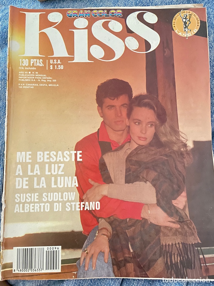 Coleccionismo de Revistas y Peri&oacute;dicos: FOTONOVELA KISS, Gran Color de Lancio. N&uacute;m 96. ME BESASTE A LA LUZ DE LA LUNA