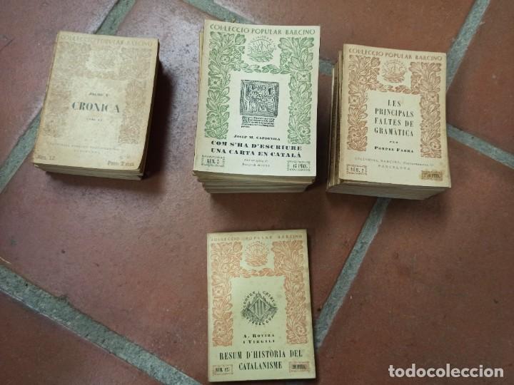 Coleccionismo de Revistas y Peri&oacute;dicos: Lote 33 ejemplares COL.LECCIO POPULAR BARCINO desde 1926, en catal&agrave;. Catalanista.