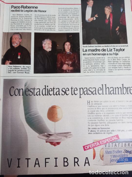 Coleccionismo de Revistas y Peri&oacute;dicos: paco rabanne mari carmen martinez bordiu la madre de elizabeth taylor