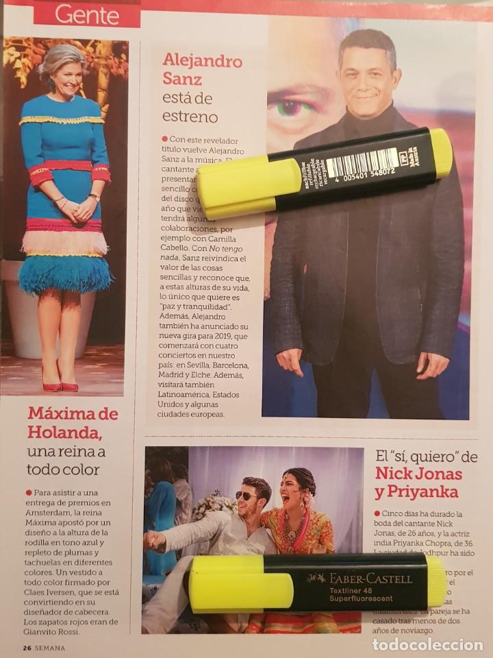 Coleccionismo de Revistas y Peri&oacute;dicos: Reportaje Alejandro Sanz / Nick Jonas 12.12.2018