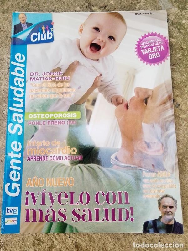Collezionismo di Riviste e Giornali: revista club gente saludable n&ordm; 72 enero 2011