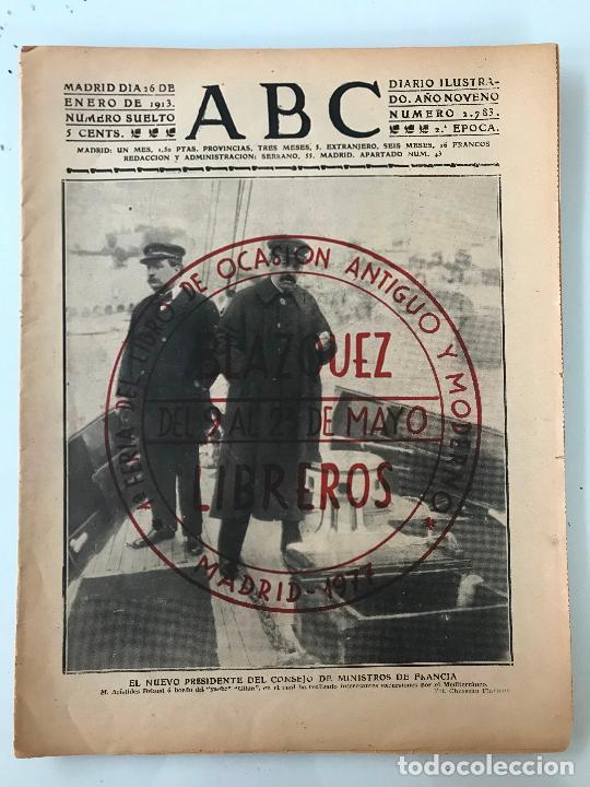 Coleccionismo de Revistas y Peri&oacute;dicos: ABC Enero 2013. Facs&iacute;mil Feria del Libro. PEDIDO M&Iacute;NIMO 5&euro;