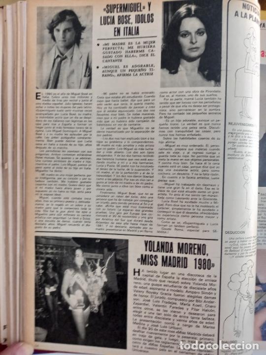 Coleccionismo de Revistas y Peri&oacute;dicos: miguel bose lucia yolanda moreno miss madrid