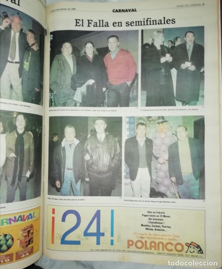 Coleccionismo de Revistas y Peri&oacute;dicos: Carnaval de C&aacute;diz Diario del Carnaval encuadernados completo a&ntilde;o 1999