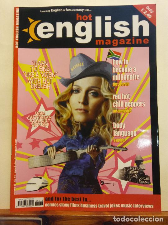 Coleccionismo de revistas y peri&oacute;dicos: REVISTA HOT ENGLISH MAGAZINE. N&ordm; 11. LEARN TO SING LIKE A VIRGIN WITH HOT ENGLISH