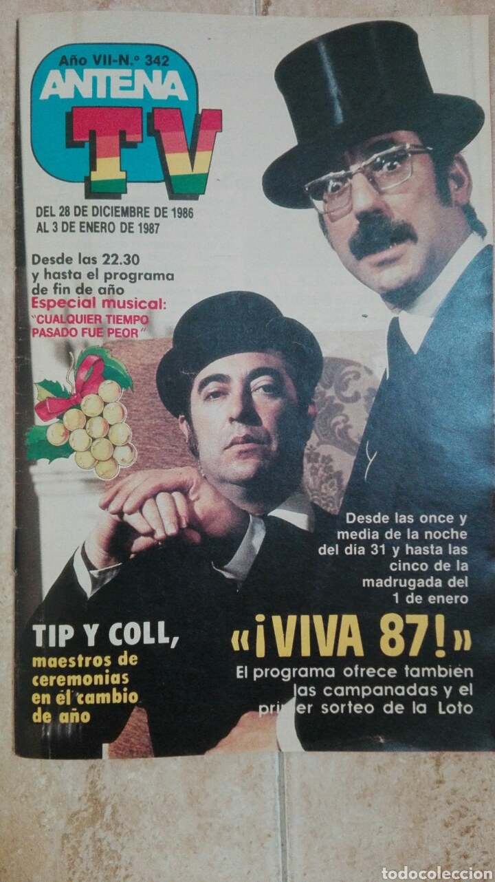 Collezionismo di Riviste e Giornali: ANTENA TV n&deg; 342 Tip y Coll