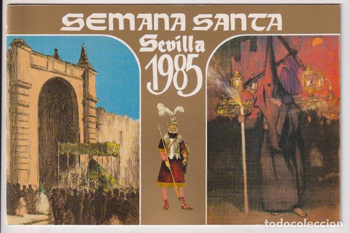Collezionismo di Riviste e Giornali: Programa de Semana Santa 1985. Publicidad de Danone (20,5x13,5) 18 p&aacute;ginas