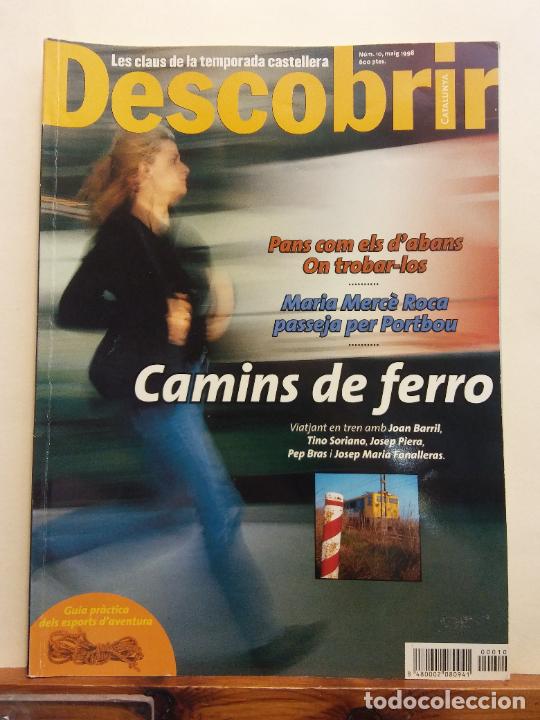 Coleccionismo de revistas y peri&oacute;dicos: REVISTA DESCOBRIR CATALUNYA. NUM. 10. MAIG 1998. CAMINS DE FERRO