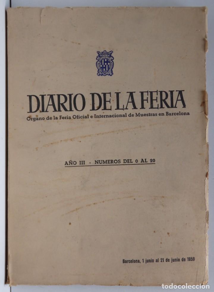 Coleccionismo de Revistas y Peri&oacute;dicos: Diario de la Feria &ndash; &Oacute;rgano de la Feria Oficial e Internacional de Muestras &ndash; Barcelona 1962